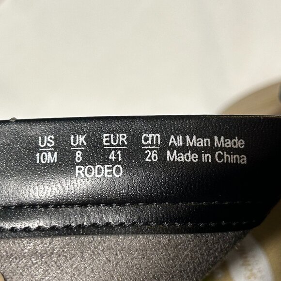 Dr. Scholl's Black Ankle Boots with Tan Heel - Picture 6 of 6